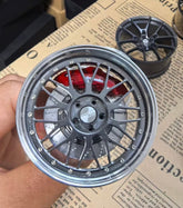 BBS LM style mini wheel & brake caliper car air freshener, additional product view 6 – RimLabs