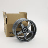 Advan GT Style 10cm die-cast aluminium mini wheel, front face view – RimLabs collectible display model