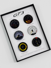 Flat-Six Redline GT3 Tachometer — Framed Gauge Wall Art