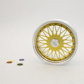 BBS RS Style die-cast mini wheel, alternate detail view – RimLabs 10cm collectible