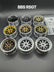 BBS RS-GT style mini wheel & brake caliper car air freshener, angled view showing brake caliper and spokes – RimLabs