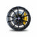 HRE style mini wheel & brake caliper car air freshener on vent clip, front face view – RimLabs