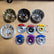 HRE style mini wheel & brake caliper car air freshener, close-up detail of caliper and rim – RimLabs