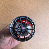 HRE style mini wheel & brake caliper car air freshener, additional product view 6 – RimLabs
