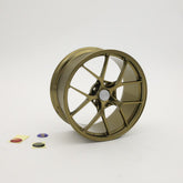 BBS RI-D Style mini wheel, close-up of spoke and centre-hub detail – RimLabs 10cm die-cast display piece