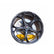 Alfa Romeo Quadrifoglio style mini wheel & brake caliper car air freshener on vent clip, front face view – RimLabs