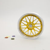 BBS RS-GT Style mini wheel, close-up of spoke and centre-hub detail – RimLabs 10cm die-cast display piece