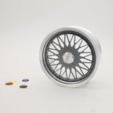 BBS RS Style mini wheel, close-up of spoke and centre-hub detail – RimLabs 10cm die-cast display piece
