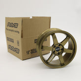 TE37 Style die-cast mini wheel, alternate detail view – RimLabs 10cm collectible