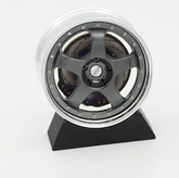 Work Wheels style mini wheel & brake caliper car air freshener, alternate angle – RimLabs vent-clip air freshener
