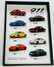 911 Evolution 3D Shadowbox — Sports Car Generations Wall Art (30×20cm)