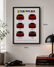 The Big Six — Hypercar Lineage Framed Wall Art (30×40cm)