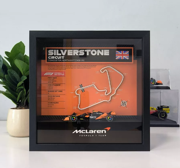 Grand Prix Circuit 3D Shadowbox – McLaren MCL38 F1 Edition Ver.3