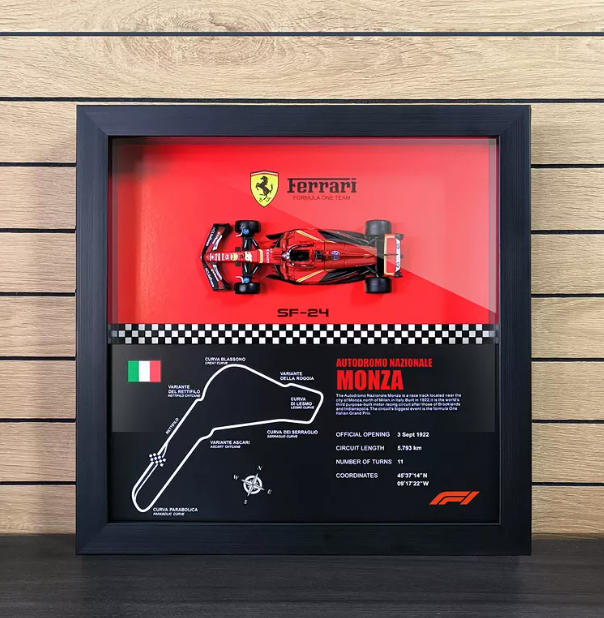 Grand Prix Circuit 3D Shadowbox – Ferrari F1 Edition ver.2