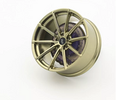 WF CF3 style mini wheel & brake caliper car air freshener, alternate angle – RimLabs vent-clip air freshener