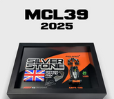 McLaren MCL38 Norris #4 – British GP Special Livery | 3D F1 Circuit Shadowbox Wall Art (Horizontal)