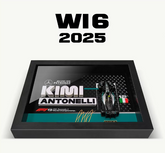 Mercedes W16 Antonelli #12 | 3D F1 Circuit Shadowbox Wall Art (Horizontal)