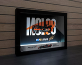 McLaren MCL38 Norris #4 – Miami Special Livery | 3D F1 Circuit Shadowbox Wall Art (Horizontal)