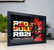 Red Bull RB21 Verstappen #1 | 3D F1 Circuit Shadowbox Wall Art (Horizontal)