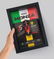 Ferrari F1-75 Leclerc #16 – Monza Special Livery | 3D F1 Circuit Shadowbox Wall Art (Vertical)