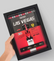 Ferrari SF23 Leclerc #16 – Las Vegas Special Livery | 3D F1 Circuit Shadowbox Wall Art (Vertical)