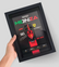 Ferrari SF23 Leclerc #16 – Monza Special Livery | 3D F1 Circuit Shadowbox Wall Art (Vertical)