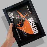 McLaren MCL38 Piastri #81 | 3D F1 Circuit Shadowbox Wall Art (Horizontal)