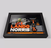 McLaren MCL39 Norris #4 | 3D F1 Circuit Shadowbox Wall Art (Horizontal)