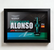 Aston Martin AMR25 Alonso #14 | 3D F1 Circuit Shadowbox Wall Art (Horizontal)