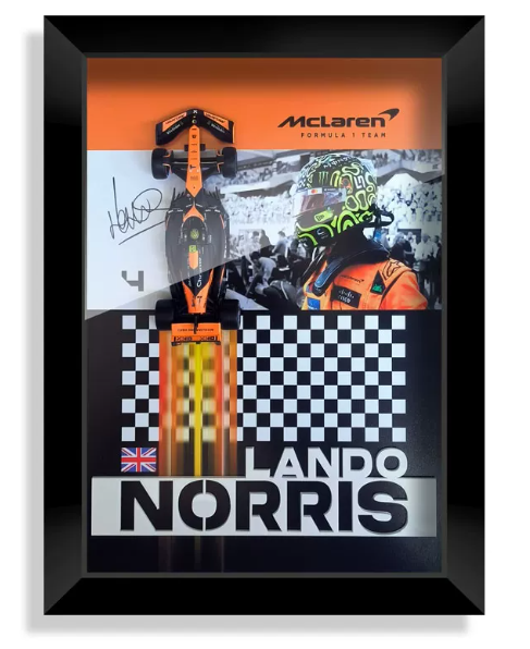 McLaren MCL39 – F1 Driver Tribute 3D Shadowbox Wall Art