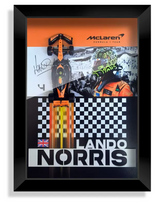 McLaren MCL39 – F1 Driver Tribute 3D Shadowbox Wall Art