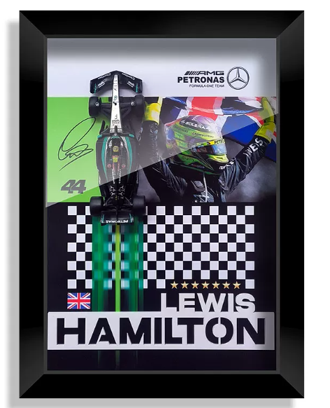 Mercedes – F1 Driver Tribute 3D Shadowbox Wall Art