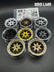 BBS LMR style mini wheel & brake caliper car air freshener, side profile view – RimLabs