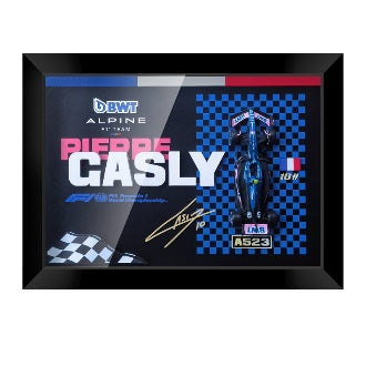 Alpine A523 | 3D F1 Circuit Shadowbox Wall Art (Horizontal)