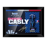 Alpine A523 Gasly #10 3D F1 circuit shadowbox wall art (horizontal)