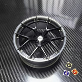 BBS FI-R Style mini wheel, close-up of spoke and centre-hub detail – RimLabs 10cm die-cast display piece
