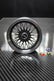 BBS RS Style mini wheel, angled profile showing cross-mesh multi-piece design and rim lip – RimLabs die-cast collectible