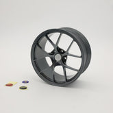 BBS RI-D Style die-cast mini wheel, alternate detail view – RimLabs 10cm collectible