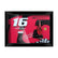 Ferrari SF23 Leclerc #16 3D F1 circuit shadowbox wall art (horizontal)