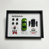 Nissan R35 GTR Engineering Shadowbox – Godzilla