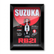 Red Bull RB21 Japan Special Livery 3D F1 circuit shadowbox wall art, 23x32cm vertical, matte black frame on white background