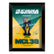 McLaren MCL38 Norris #4 Senna Tribute Special Livery 3D F1 circuit shadowbox wall art (vertical)