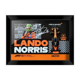 McLaren MCL39 Norris #4 3D F1 circuit shadowbox wall art (horizontal)