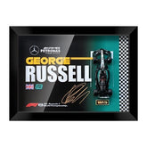 Mercedes W15 Russell #63 3D F1 circuit shadowbox wall art (horizontal)