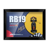 Red Bull RB19 Verstappen #1 3D F1 circuit shadowbox wall art (horizontal)